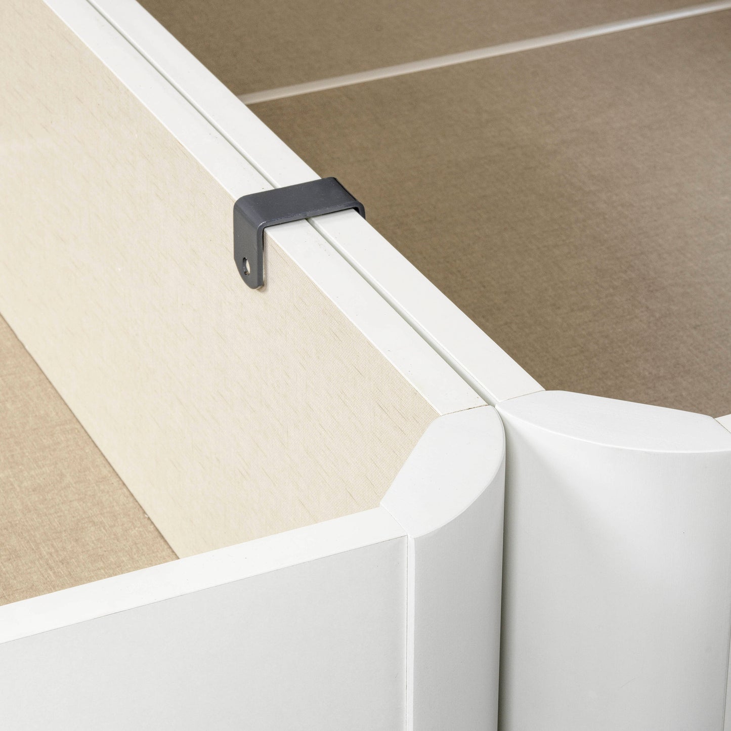 Sommier com arrumação branco de grande capacidade - STORAGE BED BLA (8)