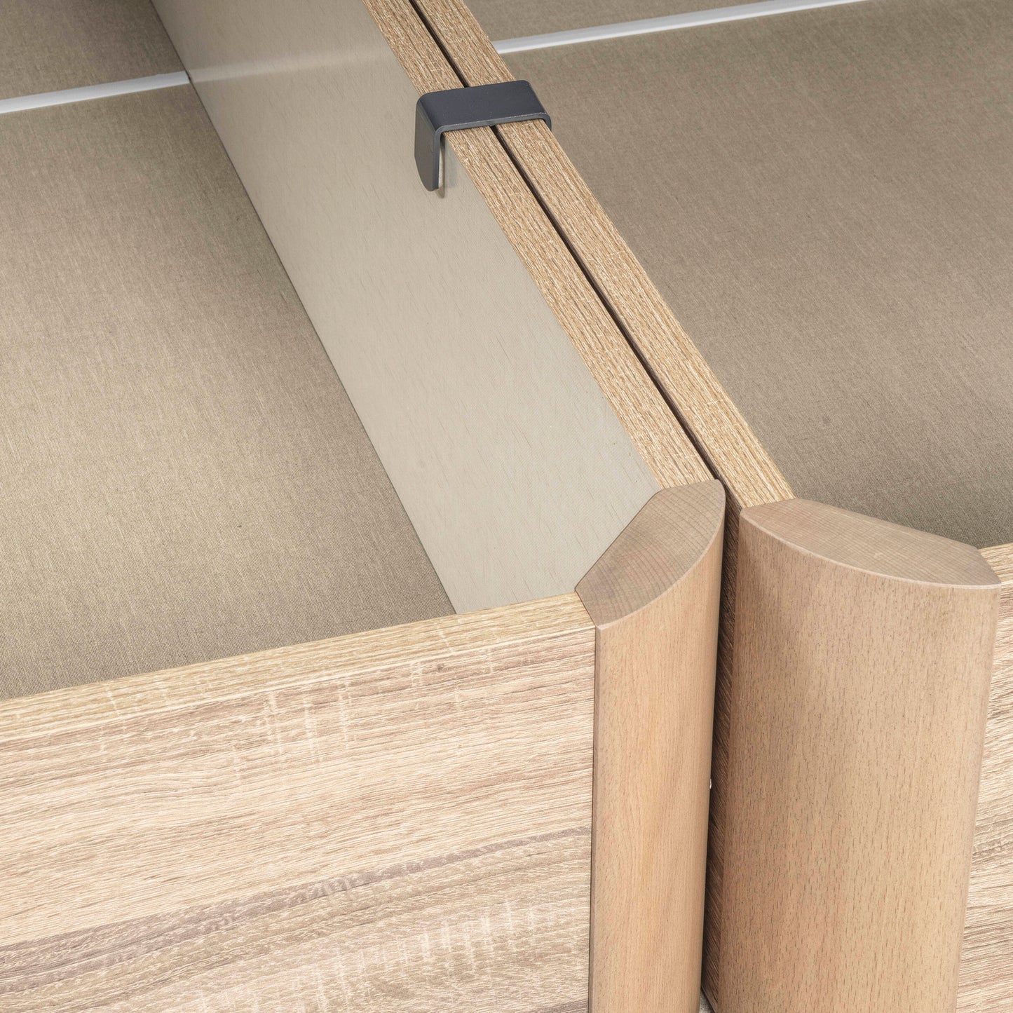 Sommier com arrumação natural de grande capacidade - STORAGE BED NAT (7)