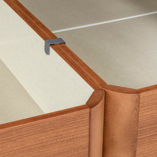 Sommier com arrumação cerejeira de grande capacidade - STORAGE BED CER (7)