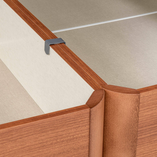 Sommier com arrumação cerejeira de grande capacidade - STORAGE BED CER (7)