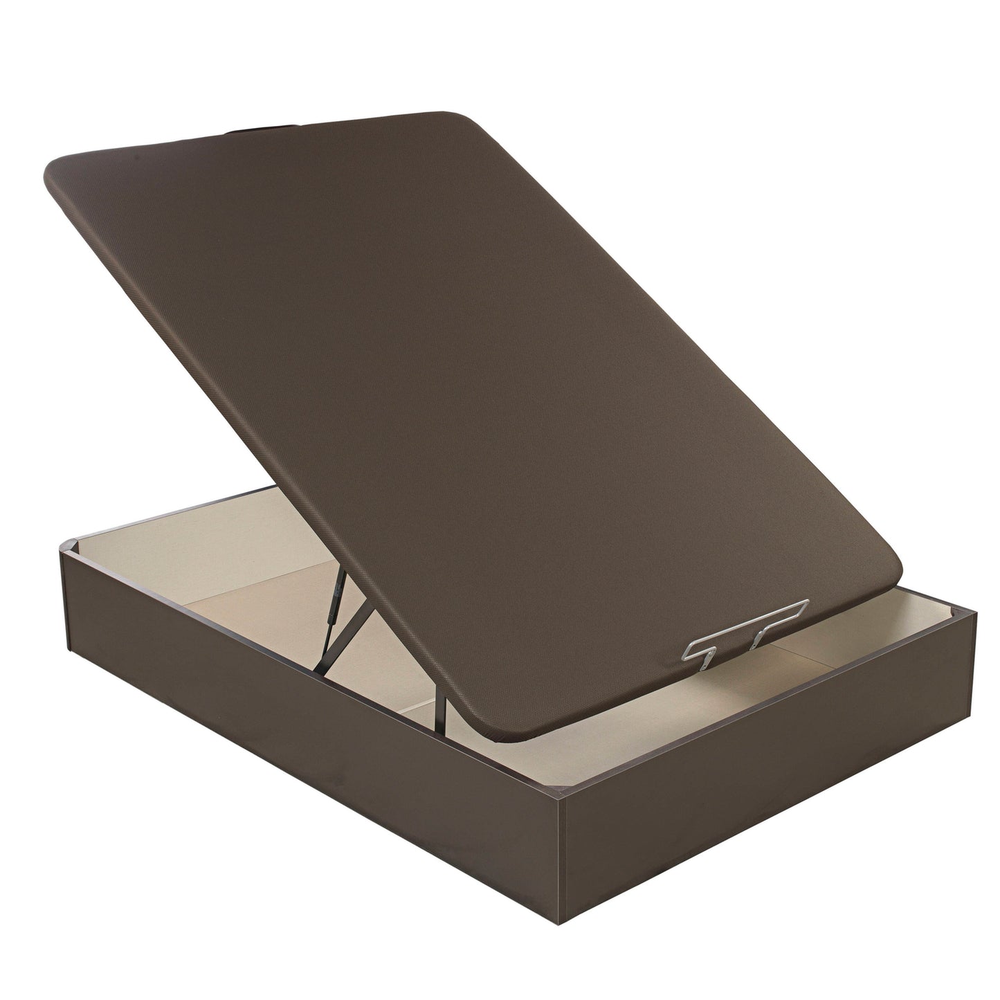 Sommier com arrumação wengué de grande capacidade - STORAGE BED WEN (2)