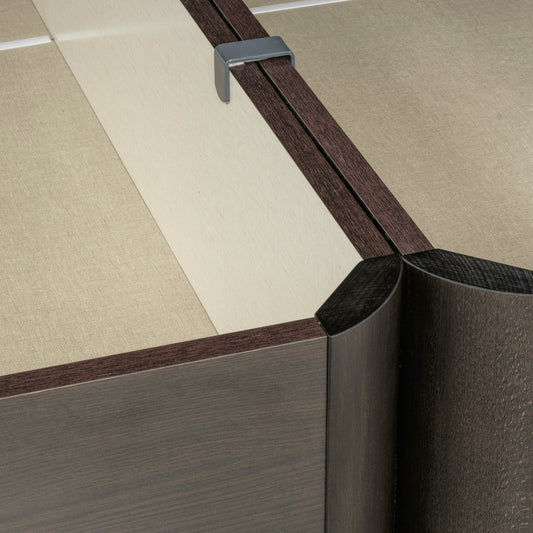 Sommier com arrumação wengué de grande capacidade - STORAGE BED WEN (7)