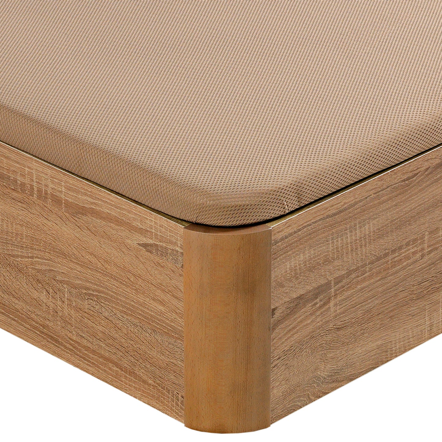 Sommier com arrumação natural de grande capacidade - STORAGE BED NAT (3)